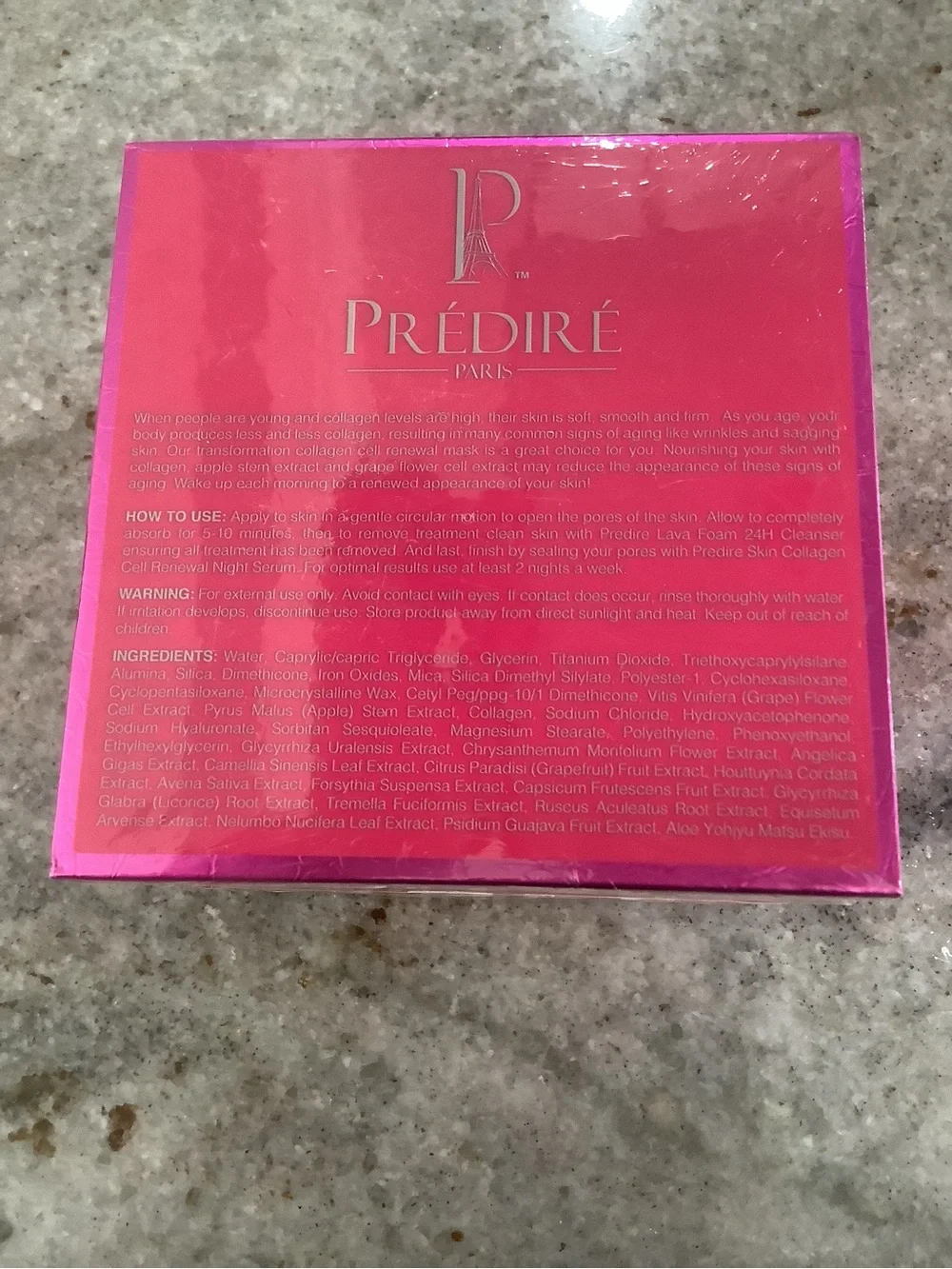 Skin Collagen Transformation Mask — Pink Hydrating Treatment